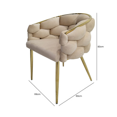 Denny Velvet Dining Chair